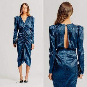green emerald velvet dress MIRA DRESS  Torn By Ronny Kobo